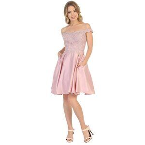 Mauve Dama Dresses for Quinceañera Style By May Queen MQ1766